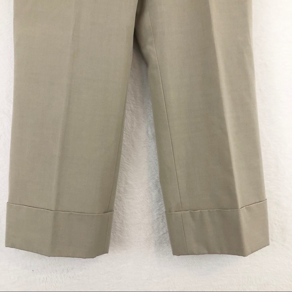 Ann Taylor LOFT Petite Beige Cropped Dress Pants - Picture 2 of 8